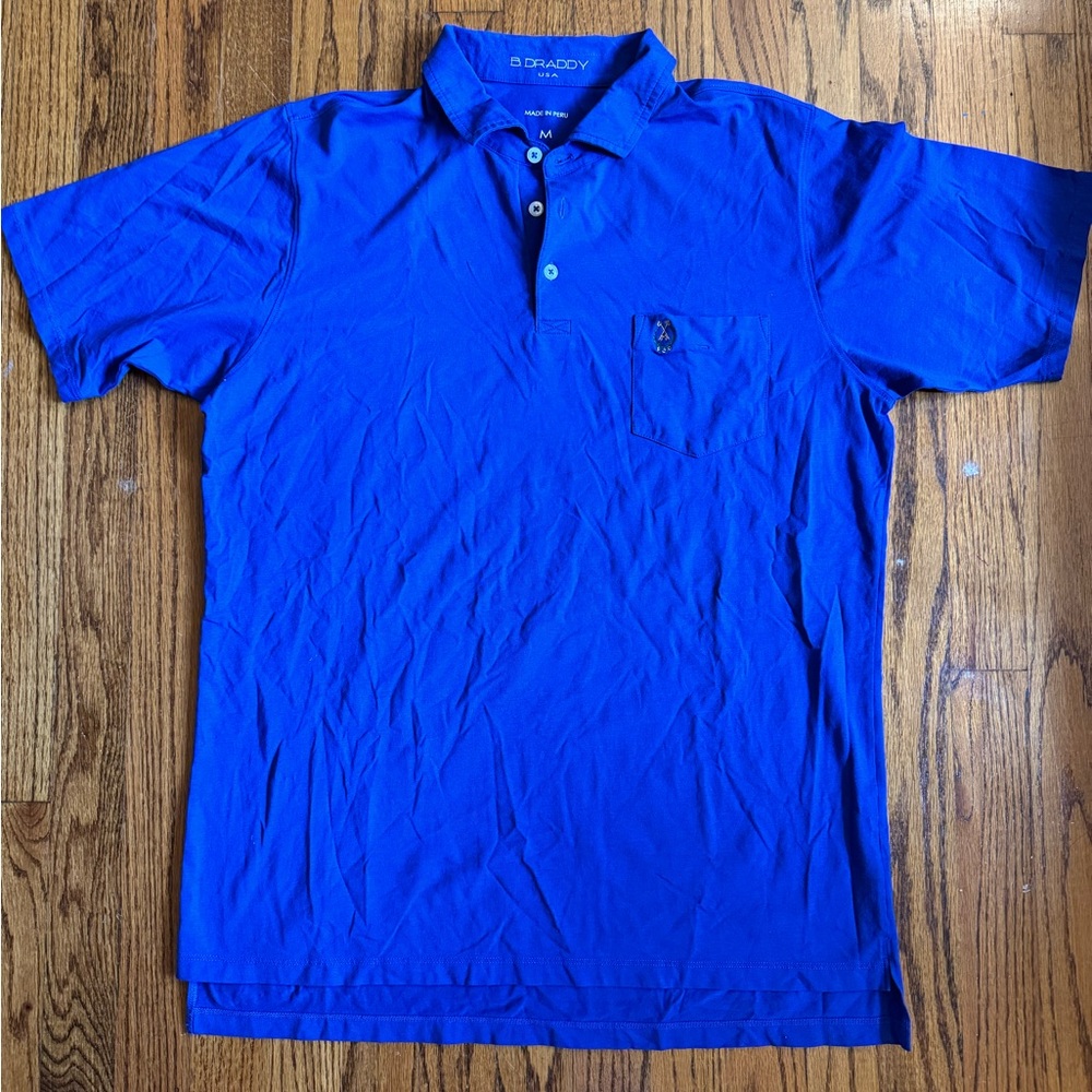 B. Draddy Men’s Blue Polo Shirt